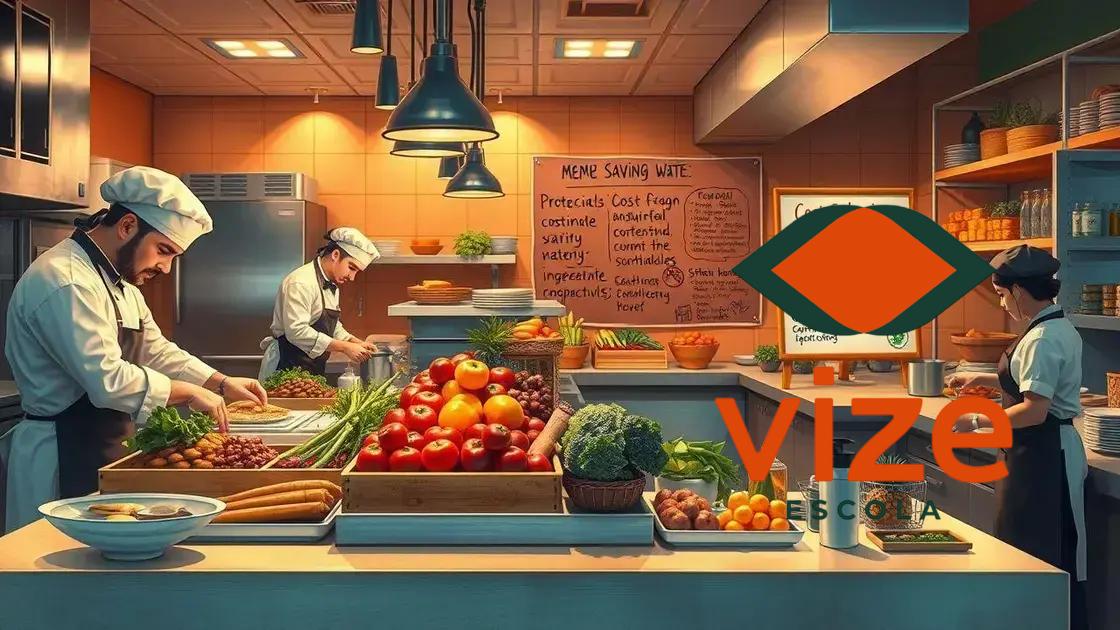 CMV: Seis técnicas essenciais para reduzir custos na gastronomia