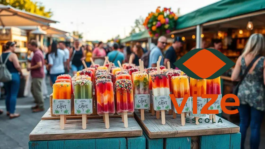 Estratégias para apresentar seu geladinho gourmet