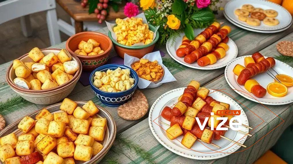aperitivos rápidos e fáceis para festas juninas