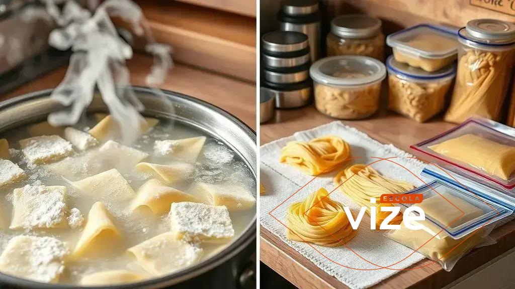 Dicas para cozinhar e armazenar suas massas frescas