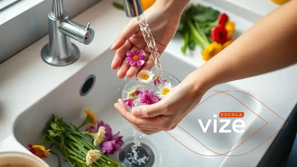 Dicas para preparar flores comestíveis com segurança