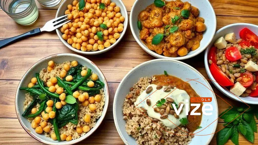 exemplos de refeições veganas nutritivas