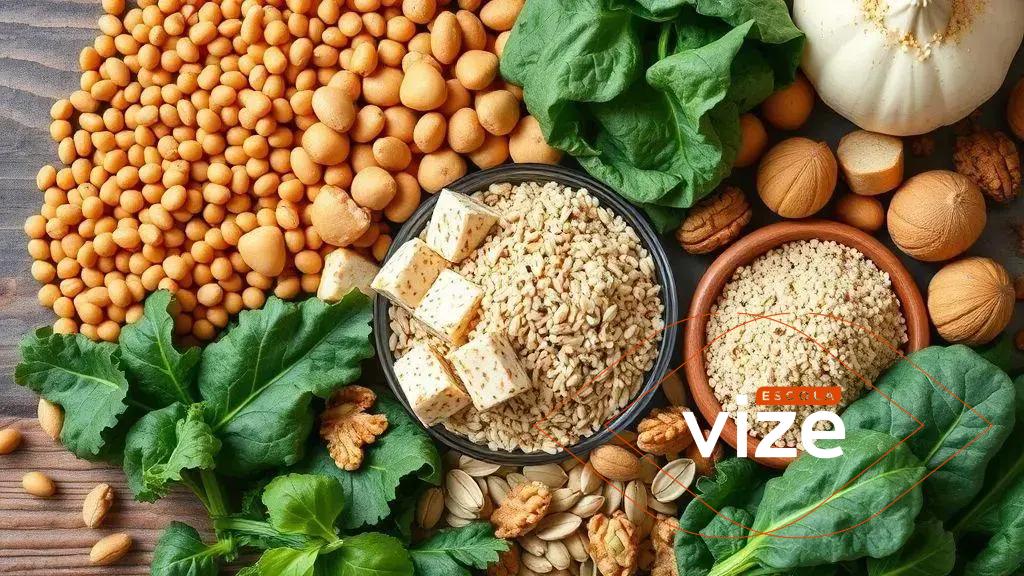 fontes vegetais poderosas de ferro e proteína