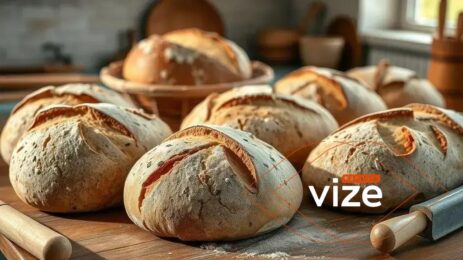 Pães artesanais com fermentação natural: segredos para um sabor irresistível em casa