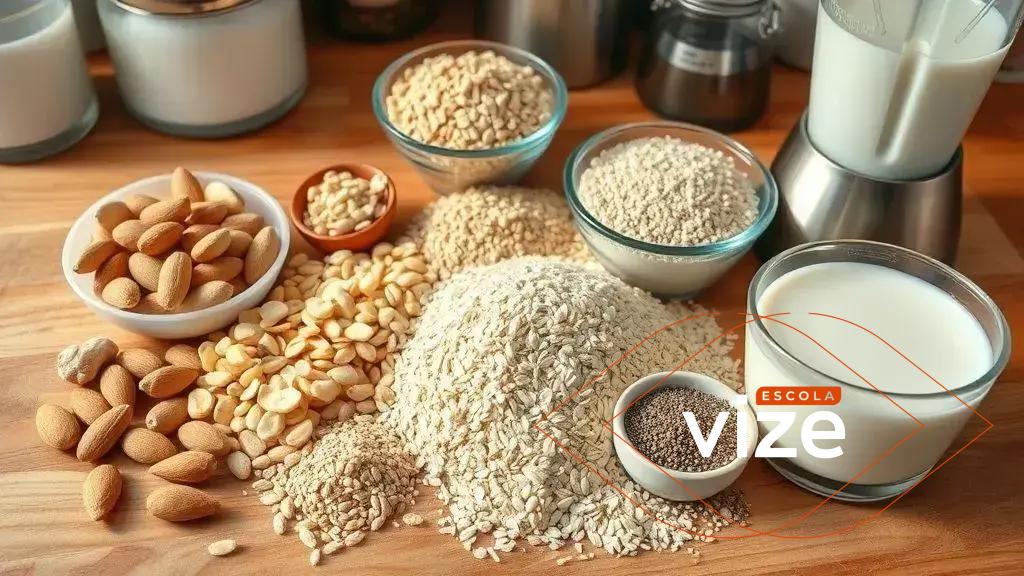 Quais ingredientes escolher para fazer leites vegetais em casa